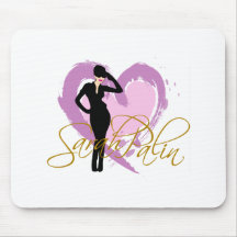 J'aime Sarah Palin Tapis De Souris