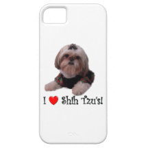 J'aime Shih Tzu Étui iPhone 5