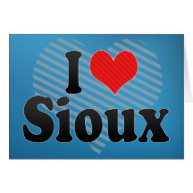 J'aime Sioux Cartes