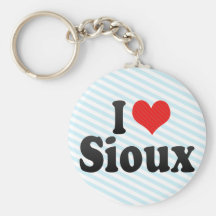 J'aime Sioux Porte-clés