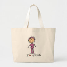 J'aime soigner sacs de toile