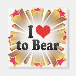 J'aime soutenir magnets