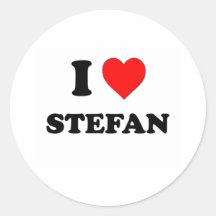 J'aime Stefan Adhésifs Ronds