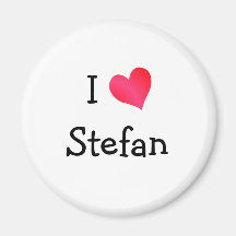J'aime Stefan Aimant Pour Réfrigérateur