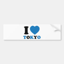 J'aime Tokyo Adhésifs Pour Voiture