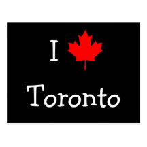J'aime Toronto Cartes Postales