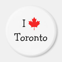 J'aime Toronto Magnets