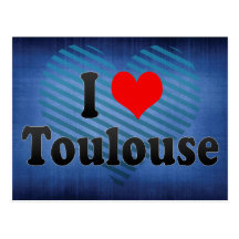J'aime Toulouse, France Cartes Postales