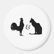 J'aime tous les deux magnets pour réfrigérateur