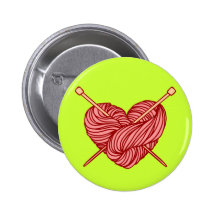 J'aime tricoter badge