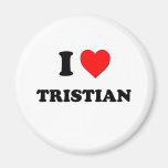 J'aime Tristian Magnets Pour Réfrigérateur