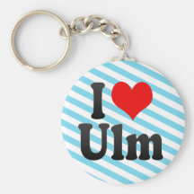 J'aime Ulm, Allemagne Porte-clef