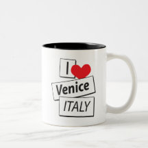 J'aime Venise Italie Mugs