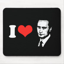 J'aime Vladimir Poutine Tapis De Souris