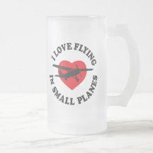 J'aime voler dans de petits avions tasse à café