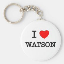 J'aime Watson Porte-clé