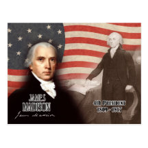 James Madison - 4ème président des États-Unis Carte Postale