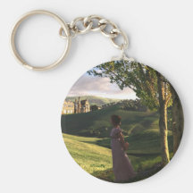 Jane Austen a inspiré l'art Keychain de Pemberley Porte-clef