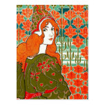 ~ Jane de Nouveau d'art par Louis John Rhead Cartes Postales