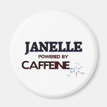 Janelle a actionné par la caféine aimant pour réfrigérateur