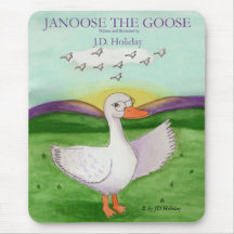 Janoose l'oie Mousepad, © par des vacances de JD Tapis De Souris