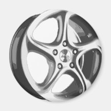 Jante décorative de voiture aimants