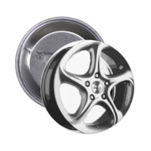 Jante décorative de voiture badges avec agrafe