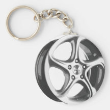 Jante décorative de voiture porte-clés