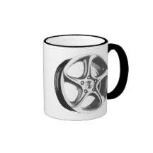 Jante décorative de voiture tasse à café