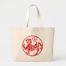 Japonais de tigre de Shotokan Soleil Levant - kara Sacs En Toile