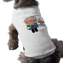 "J'appartiens à un habillement de professeur" anim Tee-shirts Pour Chien