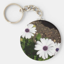 Jardin anglais floral porte-clés
