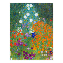 Jardin d'agrément, Gustav Klimt Cartes Postales