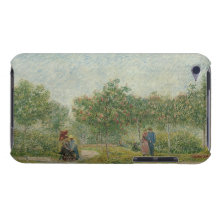 Jardin dans Montmartre avec des amants Coque Barely There iPod