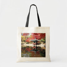 Jardin de Japonais d'automne de Séoul Sac En Toile