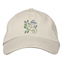 Jardin de libellule casquette de baseball