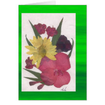Jardin de ressort cartes de vœux