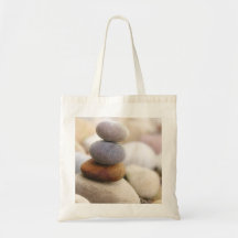 Jardin de roche de zen sacs en toile