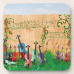 Jardin de violon sous-bock