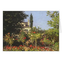 Jardin fleurissant chez Sainte-Adresse par Claude  Cartes