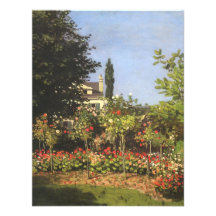 Jardin fleurissant chez Sainte-Adresse par Claude  Invitations Personnalisées