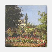 Jardin fleurissant chez Sainte-Adresse par Claude  Magnets