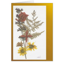Jardin II d'automne Cartes De Vœux