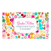 Jardin Kitty Cartes De Visite Personnelles