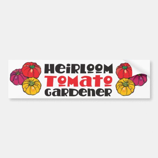 Jardinier de tomate d'héritage adhésifs pour voiture