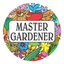 Jardinier principal autocollants