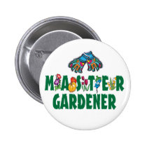 Jardinier principal badges publicitaires