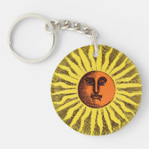 Jaune céleste vintage Sun hippie heureux de sourir