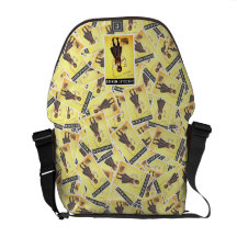 Jaune de cru de sac messenger à amants de chocolat sacoches