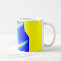 jaune de tasse de casquette de fluro